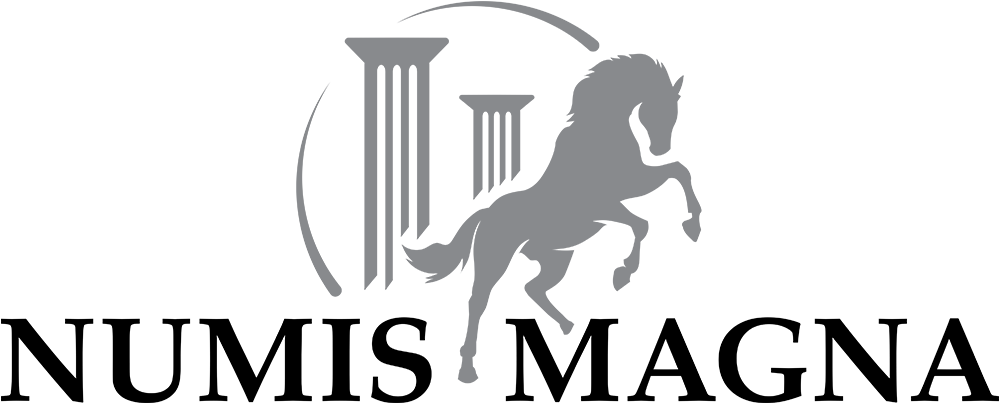 Logo Numis Magna, spécialiste en numismatique et pièces de monnaie rares.